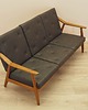 sofy i szezlongi Sofa dębowa Brockmann Petersen, skóra naturalna, duński design lat 70. 3