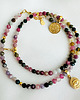 korale CZUŁY DOTYK- NASZYJNIK Turmalin, kolorowe kamienie, boho 6