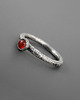 pierścionki srebrne Pierścionek Karneol - srebro 925 3