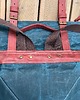 plecaki Plecak czerwono-niebieski ze skóry i bawełny A4. 4