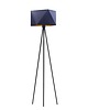 lampy podłogowe Industrialna lampa stojąca z abażurem KANTON GOLD tripod trójnog 6