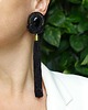 kolczyki soutache Czarne kolczyki sutasz z chwostami 1