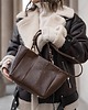 torby na ramię Skórzana torebka - czekoladowy brąz - HARMONY BAG 3