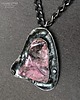 wisiory Unikalny wisior z surowym rodonitem. Oryginalny prezent handmade 7