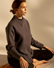 bluza bez kaptura damska Bluza do jogi Comfy MILKY WAY Sweatshirt - silver moon m/l 1