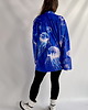 szlafroki damskie Aksamitne KIMONO domowe/ narzutka/ kopertowa marynarka, autorski print MEDUZY 5