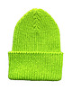 czapki damskie Zamówienie indywidualne - Czapka z merynosa neonowy zielony 2