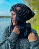 czapki damskie Czapka Handmade Follow Me Czarna Perła 1