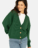 kardigany damskie Kardigan Wool Me Tender Butelkowa Zieleń 100% Wełna Merino 2