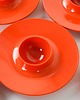patery i talerze Komplet podstawek do jajek, duński design, lata 70, produkcja: Rosti 5
