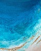 obrazy Turkusowy obraz abstrakcyjny Maldives  - 30x40 cm 4