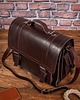 plecaki Tornister skórzany vintage i Torba 2w1 ciemno-brązowy BR91 3