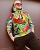 bluzy męskie Męska Bluza Expres Zamek DR.CROW Komiks Green 3
