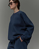 bluza bez kaptura damska Bluza Cheer navy blue 2