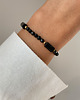 bransoletki z kamieni naturalnych Bransoletka na gumce czarny turmalin 1