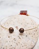 bransoletki - inne SIMPLE AMBER bransoletka bursztynem w żywicy 2
