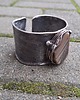 bransoletki wire wrapping Krzemień w gniazdku - bransoletka regulowana 3