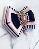 broszki Brosza  z różową  ozdobą w stylu glamour  NEW 1