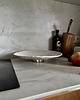 talerze, miski Ceramiczna Misa XXL na Cokole na Owoce Przekąski Rustic White 2
