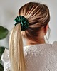 gumki do włosów Gumka jedwabna, scrunchie, frotka bottle green MIDI 1