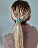 gumki do włosów Gumka jedwabna, scrunchie, gumka do włosów miętowy sorbet MINI 4