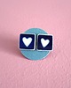 kolczyki ceramiczne Kolczyki ceramiczne Bolesławiec serduszka 2