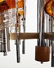 lampy wiszące Lampa wisząca, szkło Murano, włoski design, lata 70, produkcja: Włochy 4