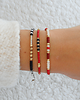 bransoletki na sznurku Bransoletka Minimal - Autumn Red 3