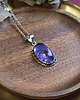 wisiory Posrebrzany ozdobny wisiorek z kwarcem Snake Skin #626 2