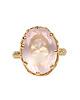 pierścionki złote Złoty pierścionek Magnifique z kwarcem różowym 1