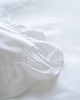 pościel Pościel satynowa z falbanką pure white 3