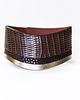 bransoletki skórzane Skórzana bransoleta Złoto i Brąz (17 cm) 2