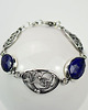 bransoletki srebrne Cala - bransoletka z lapis lazuli 3