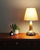 lampy stołowe Lampka nocna, duński design, lata 60, produkcja: Frank Keramik 7