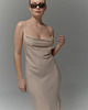 sukienki midi damskie Sukienka Bow pearl beige 3