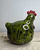 ozdoby wielkanocne Kurka ceramiczna - zielona #1 1