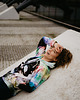 bluza z kapturem damska Damska Bluza z kapturem DR.CROW Neon Skull Pastels 1