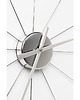 zegary Zegar 60cm srebrny metalowy 2
