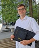 akcesoria - inne Etui na laptopa PERSONALIZACJA ciemnoszare żółty zamek i haft 1