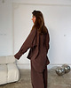 koszule damskie  Koszula Calm choclate oversize modal 5