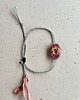bransoletki - inne Bransoletka handmade z ręcznym haftem - Piesek - unikat 2