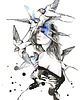grafiki i ilustracje One, zestaw 2 reprodukcji, 40x50 cm 1