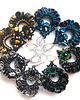 kolczyki - inne Sisa, wieczorowe kolczyki, Bollywood, beading 4