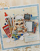 kartki scrapbooking Kartka Zakończenie Roku Szkolnego, dla nauczyciela wychowawcy "Sowa 2" 1