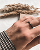 komplet biżuterii Zestaw Moon z czarnego turmalinu choker bransoletka pierścionek 3