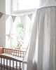 namioty i tipi dla dzieci Lniany baldachim - GRAY STRIPES 3
