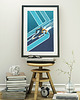 plakaty Retro Alpine Ski - vintage plakat 50x70 cm 1