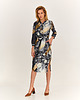 sukienki midi damskie Sukienka z drukowana 4