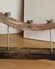 świeczniki i świece Świecznik drewniany, stara deska loft japandi /16/ rękodzieło handmade 4
