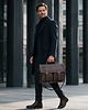 torby i nerki męskie Torba męska teczka na ramię do ręki brązowa vintage elegancka MT-04-BR 4